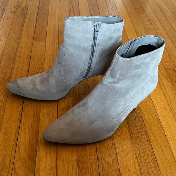 Naturalizer Suede Kitten-heeled Booties - Picture 8 of 9